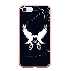 Чехол iPhone 7/8 матовый Hollywood Undead - молнии