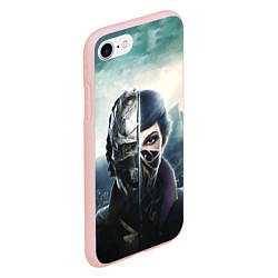 Чехол iPhone 7/8 матовый Dishonored - Эмили Колдуин, цвет: 3D-светло-розовый — фото 2