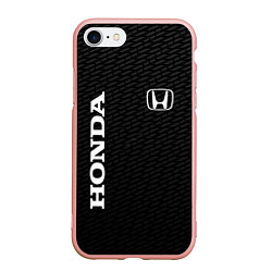 Чехол iPhone 7/8 матовый Honda карбон