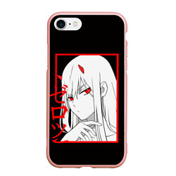 Чехол iPhone 7/8 матовый Darling in the Franxx: 02