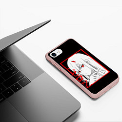 Чехол iPhone 7/8 матовый Darling in the Franxx: 02, цвет: 3D-светло-розовый — фото 2