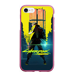 Чехол iPhone 7/8 матовый Cyberpunk Edgerunners