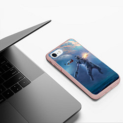 Чехол iPhone 7/8 матовый Mass Effect Andromeda - Character, цвет: 3D-светло-розовый — фото 2