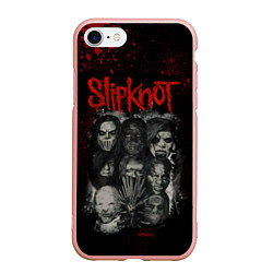 Чехол iPhone 7/8 матовый Slipknot dark