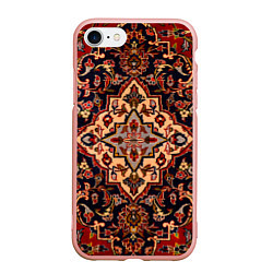 Чехол iPhone 7/8 матовый Советский ковёр, цвет: 3D-светло-розовый