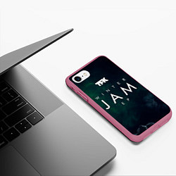 Чехол iPhone 7/8 матовый Winter Jam EP - Thousand Foot Krutch, цвет: 3D-малиновый — фото 2