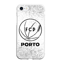 Чехол iPhone 7/8 матовый Porto с потертостями на светлом фоне