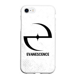 Чехол iPhone 7/8 матовый Evanescence glitch на светлом фоне