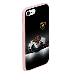 Чехол iPhone 7/8 матовый Lamborghini Egoista - Italy, цвет: 3D-светло-розовый — фото 2