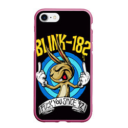 Чехол iPhone 7/8 матовый Blink - fuck you since, цвет: 3D-малиновый