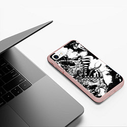 Чехол iPhone 7/8 матовый Демоны внутри тебя, цвет: 3D-светло-розовый — фото 2