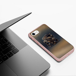 Чехол iPhone 7/8 матовый Странный фотоаппарат, цвет: 3D-светло-розовый — фото 2