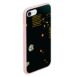 Чехол iPhone 7/8 матовый Improvisation print, цвет: 3D-светло-розовый — фото 2