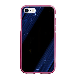 Чехол iPhone 7/8 матовый Текстура красок, цвет: 3D-малиновый