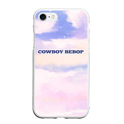 Чехол iPhone 7/8 матовый Cowboy Bebop sky clouds