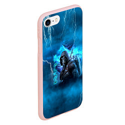 Чехол iPhone 7/8 матовый Stalker sky art blue, цвет: 3D-светло-розовый — фото 2