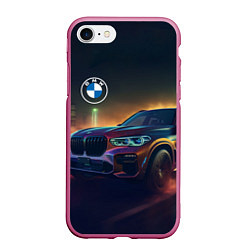 Чехол iPhone 7/8 матовый BMW midjourney