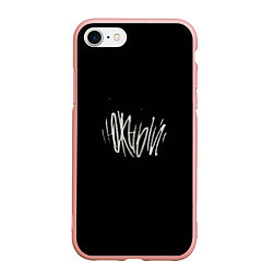 Чехол iPhone 7/8 матовый Южный, цвет: 3D-светло-розовый