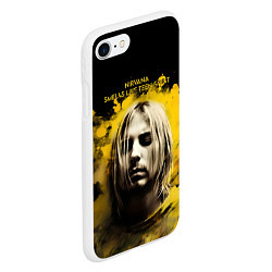 Чехол iPhone 7/8 матовый Nirvana Graffiti, цвет: 3D-белый — фото 2