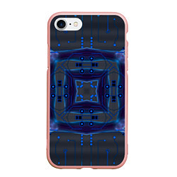 Чехол iPhone 7/8 матовый Кубические волны, цвет: 3D-светло-розовый