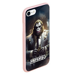 Чехол iPhone 7/8 матовый Gorilla Payday 3, цвет: 3D-светло-розовый — фото 2