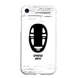 Чехол iPhone 7/8 матовый Spirited Away glitch на светлом фоне