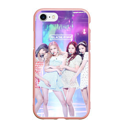Чехол iPhone 7/8 матовый Blackpink girl style, цвет: 3D-светло-розовый