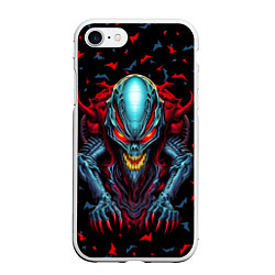 Чехол iPhone 7/8 матовый Инопланетный монстр