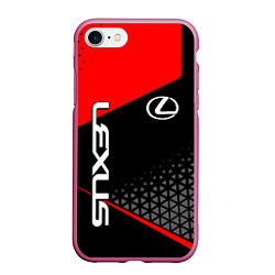 Чехол iPhone 7/8 матовый Lexus - red sportwear