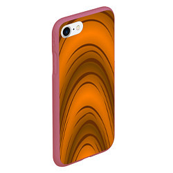 Чехол iPhone 7/8 матовый Гнутое дерево, цвет: 3D-малиновый — фото 2
