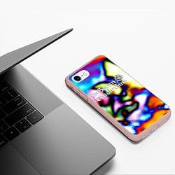 Чехол iPhone 7/8 матовый 7 смертных грехов топ аниме, цвет: 3D-светло-розовый — фото 2