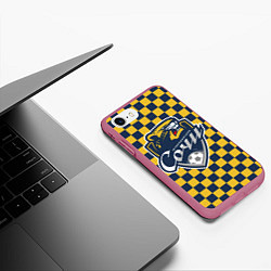 Чехол iPhone 7/8 матовый FC Sochi - ФК Сочи, цвет: 3D-малиновый — фото 2