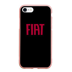 Чехол iPhone 7/8 матовый Fiat sport auto brend, цвет: 3D-светло-розовый