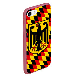 Чехол iPhone 7/8 матовый Germany, цвет: 3D-малиновый — фото 2