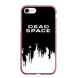 Чехол iPhone 7/8 матовый Dead Space монстры космоса, цвет: 3D-малиновый