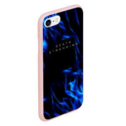 Чехол iPhone 7/8 матовый Death Stranding souls flame kojima, цвет: 3D-светло-розовый — фото 2