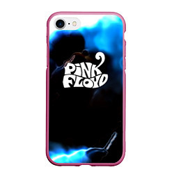 Чехол iPhone 7/8 матовый Pink floyd абстракт бенд, цвет: 3D-малиновый