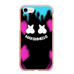 Чехол iPhone 7/8 матовый Маршмеллоу неон камсток, цвет: 3D-светло-розовый