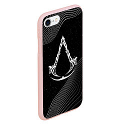 Чехол iPhone 7/8 матовый Мираж - Assassins creed, цвет: 3D-светло-розовый — фото 2