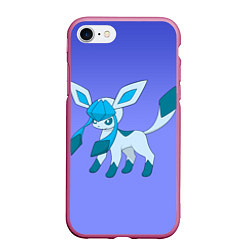 Чехол iPhone 7/8 матовый Glaceon Pokemon