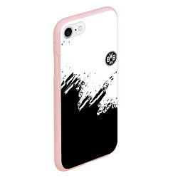 Чехол iPhone 7/8 матовый Borussia sport краски, цвет: 3D-светло-розовый — фото 2