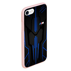 Чехол iPhone 7/8 матовый Синяя броня - M-power, цвет: 3D-светло-розовый — фото 2