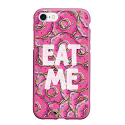 Чехол iPhone 7/8 матовый Eat me, Homer