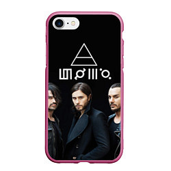 Чехол iPhone 7/8 матовый 30 seconds to mars