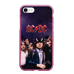 Чехол iPhone 7/8 матовый AC/DC