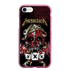 Чехол iPhone 7/8 матовый Metallica: XXX