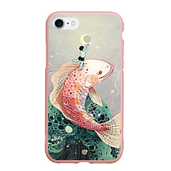 Чехол iPhone 7/8 матовый Рыба