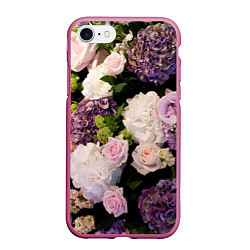 Чехол iPhone 7/8 матовый Весенние цветы