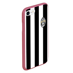 Чехол iPhone 7/8 матовый Juventus: Vidal, цвет: 3D-малиновый — фото 2