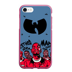 Чехол iPhone 7/8 матовый Wu-Tang Clan: Method Man, цвет: 3D-малиновый